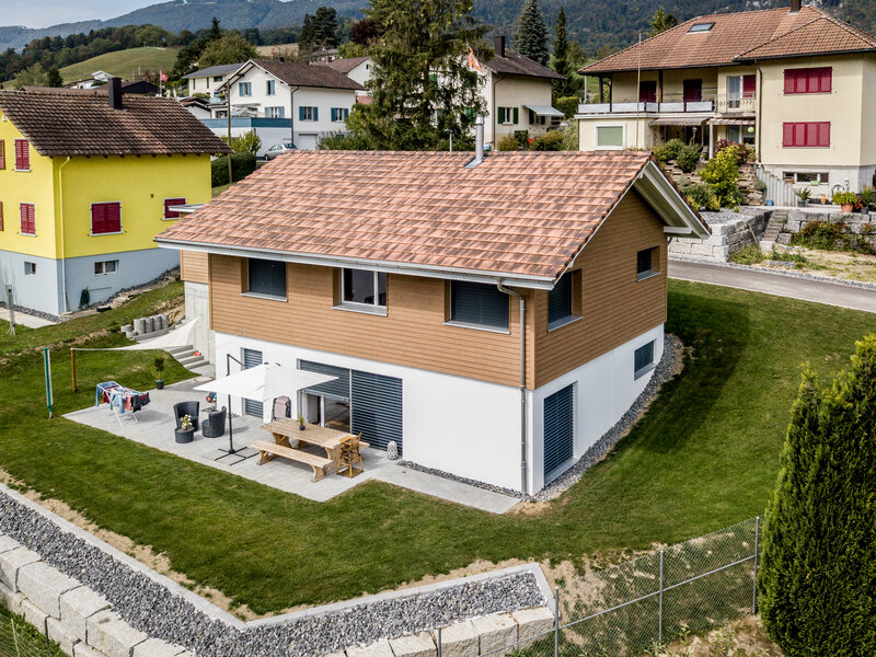 Behandelte Holzfassaden