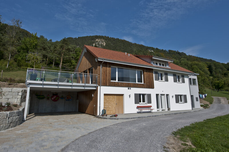 Behandelte Holzfassaden