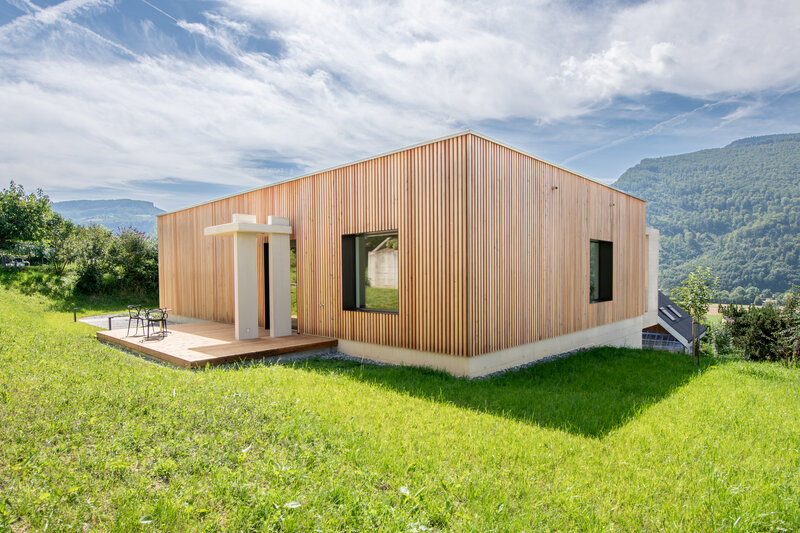 Behandelte Holzfassaden