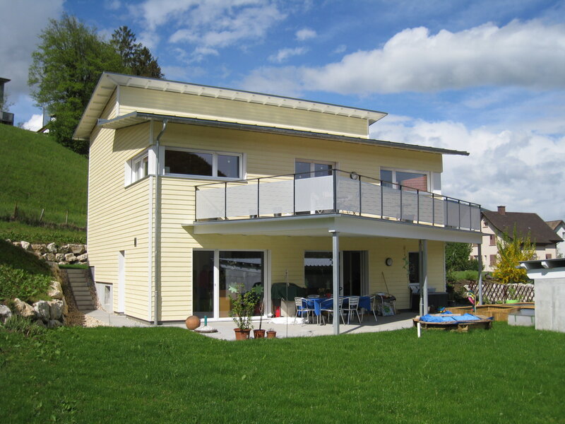 Behandelte Holzfassaden
