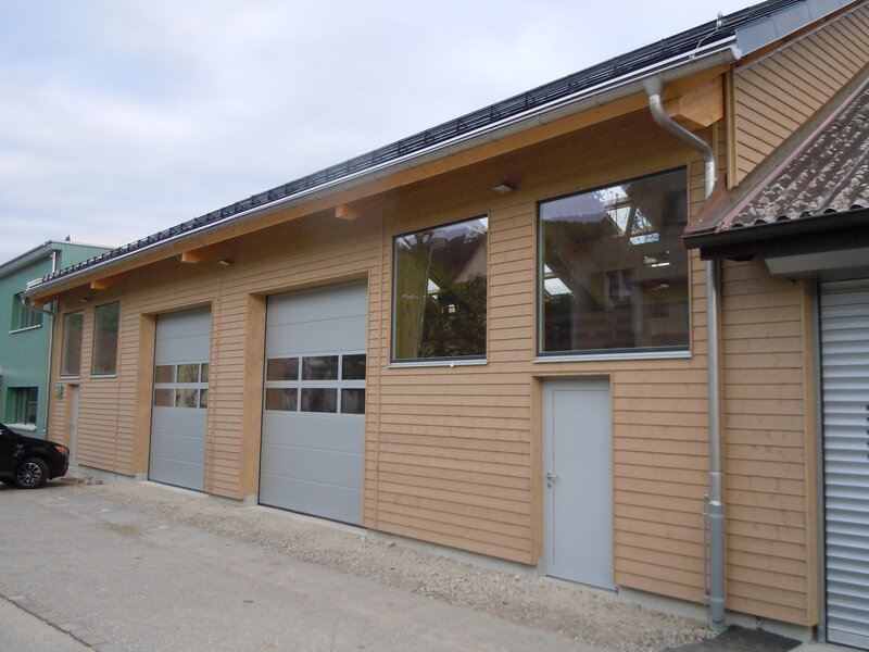 Behandelte Holzfassaden