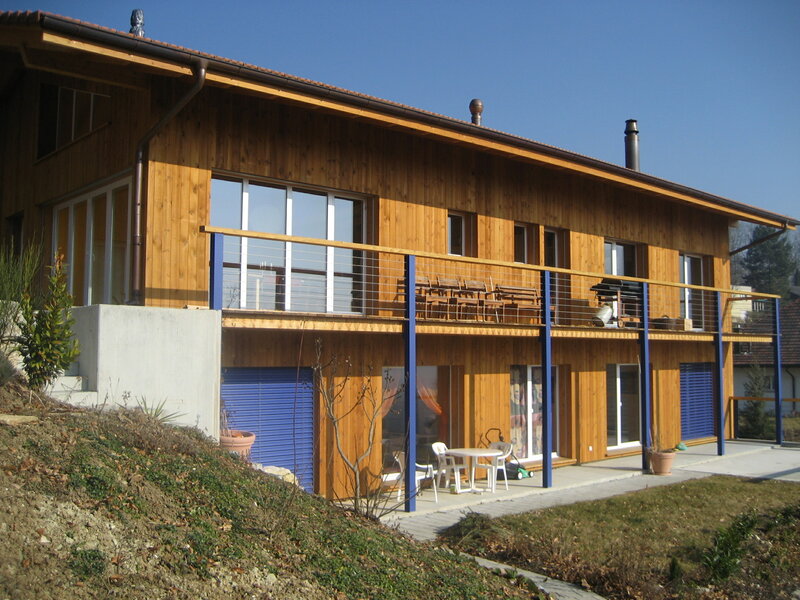 Behandelte Holzfassaden