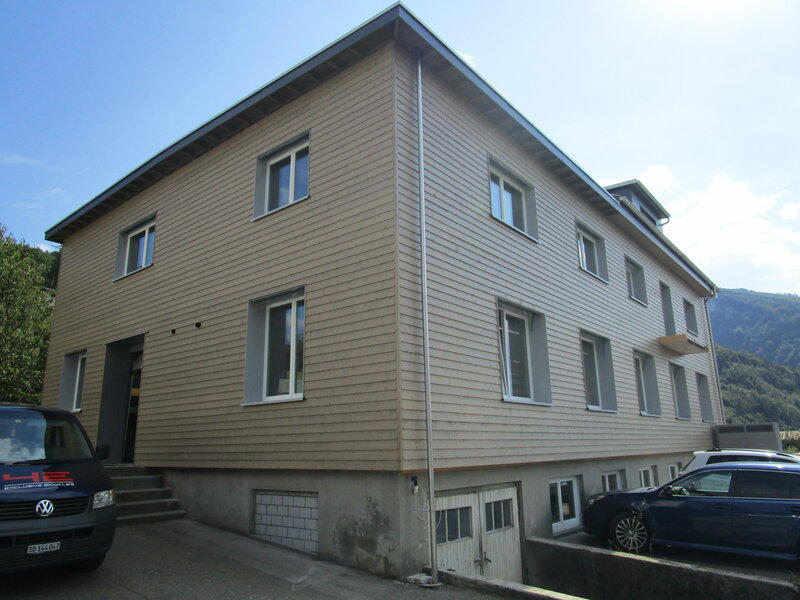 Behandelte Holzfassaden